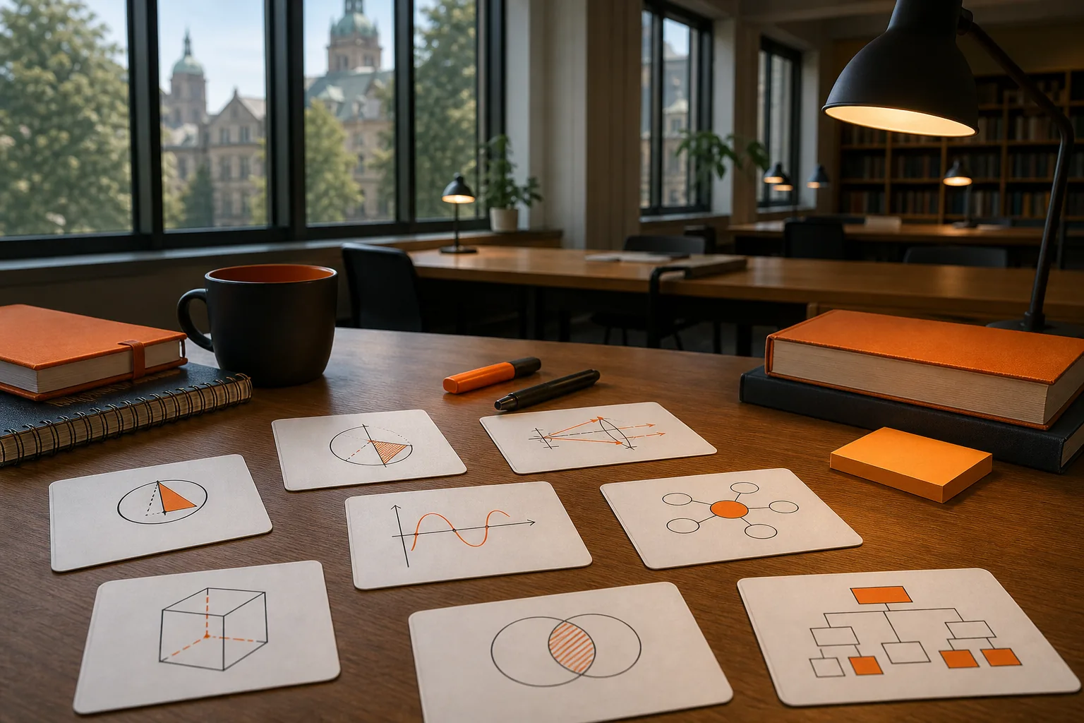 Clear single-idea flashcards with a useful study diagram.